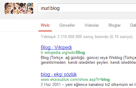 inurl ile google araması